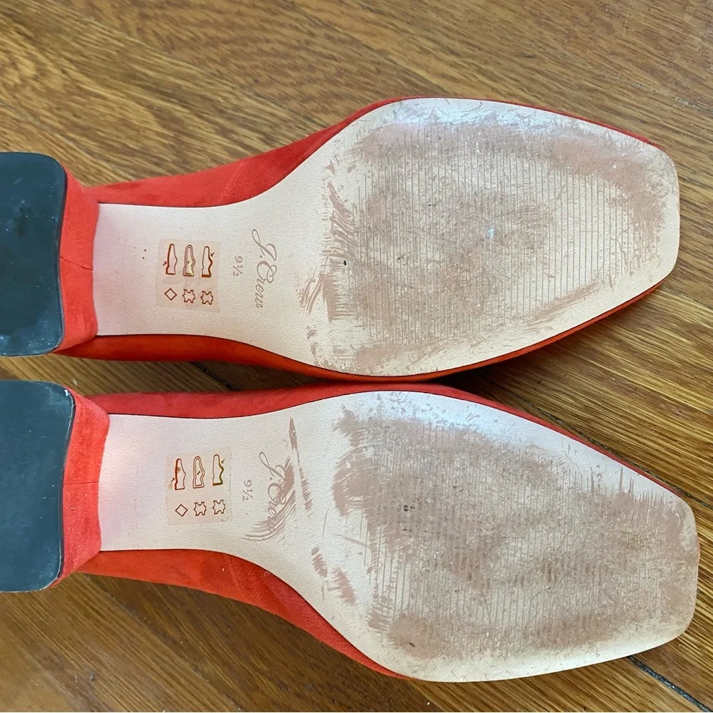 J.Crew Block-heel pumps in suede - Picture 5 of 5
